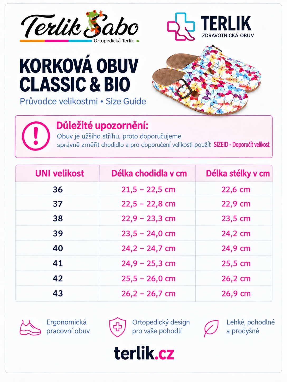 Terlik Sabo korkove farebne moderne-CZ
